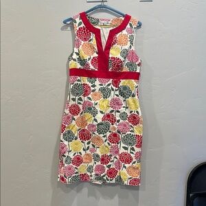 Boden Multicolor Floral Shift Dress